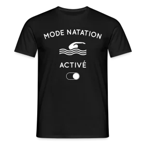 T-shirt Homme - Mode natation activé