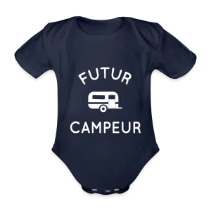 Body Bébé bio manches courtes - Futur campeur