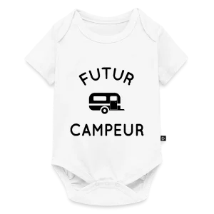 Body Bébé bio manches courtes - Futur campeur