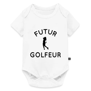 Body Bébé bio manches courtes - Futur golfeur