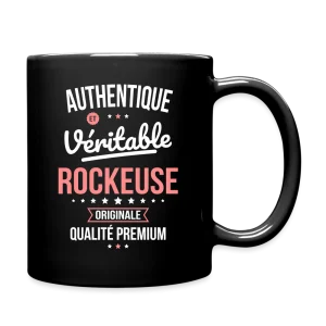 Mug uni - Authentique et véritable Rockeuse