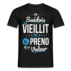 T-shirt Homme - Un Suédois ne vieillit pas